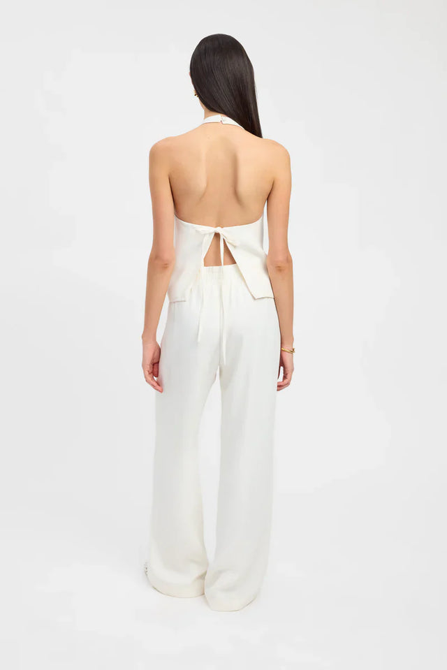 back Maria Core Top Kookai Relaxed Roundneck Sleeveless Womens-Blouse 