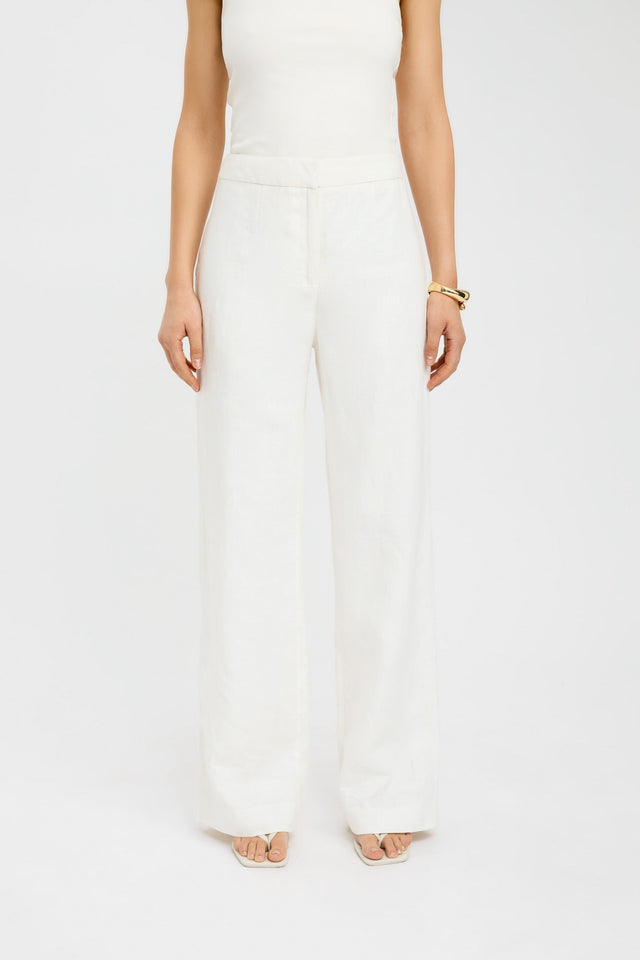 front Palm Staple Pant Kookai Wide-leg High-rise black womens-regular-pants 