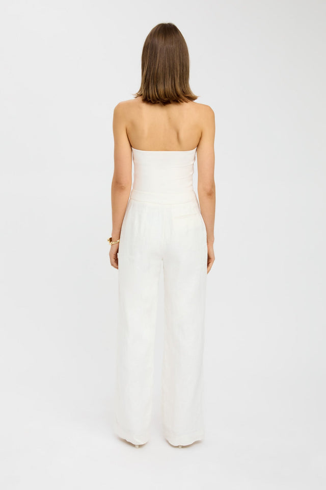 back Palm Staple Pant Kookai Wide-leg High-rise black womens-regular-pants 