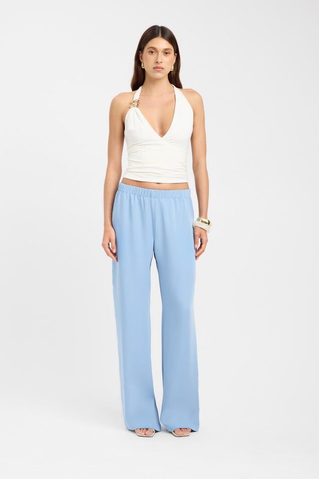 side Maria Elastic Pant Kookai Wide-leg High-rise black womens-regular-pants 