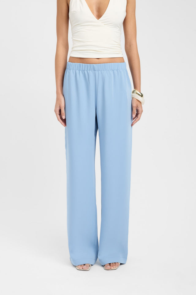 front Maria Elastic Pant Kookai Wide-leg High-rise grey womens-regular-pants 