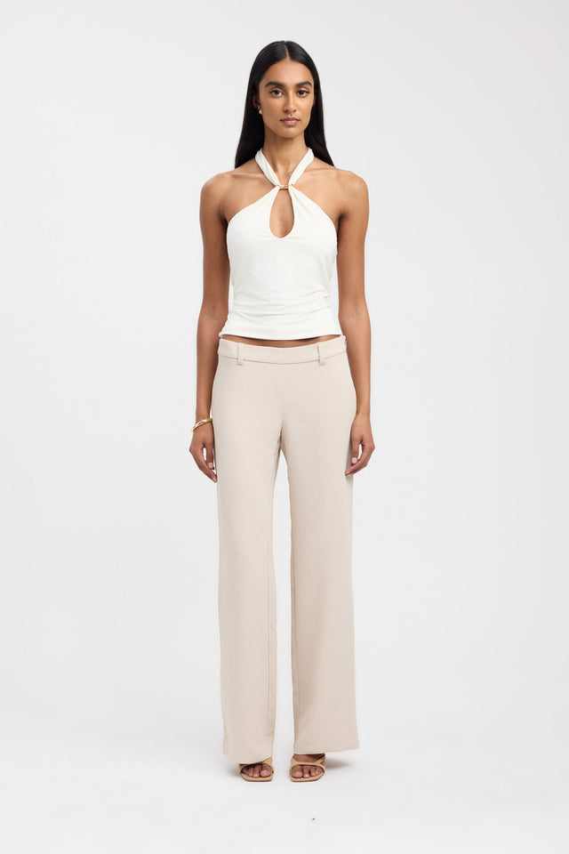 side Oyster Core Low Rise Pant Kookai relaxed Low-rise brown womens-regular-pants 