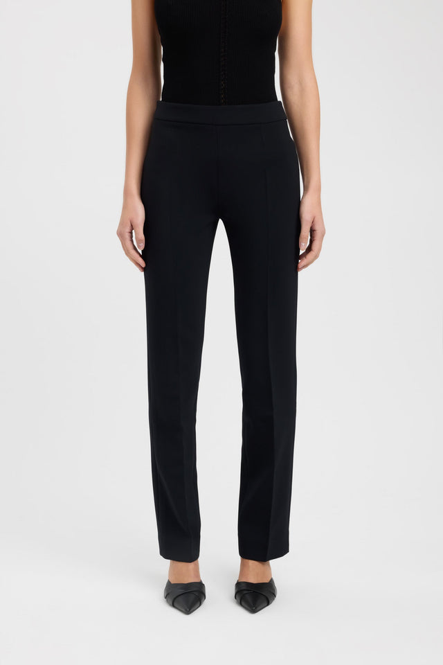 side Alto Slim Tailored Pant Kookai Slim High-rise black womens-regular-pants 