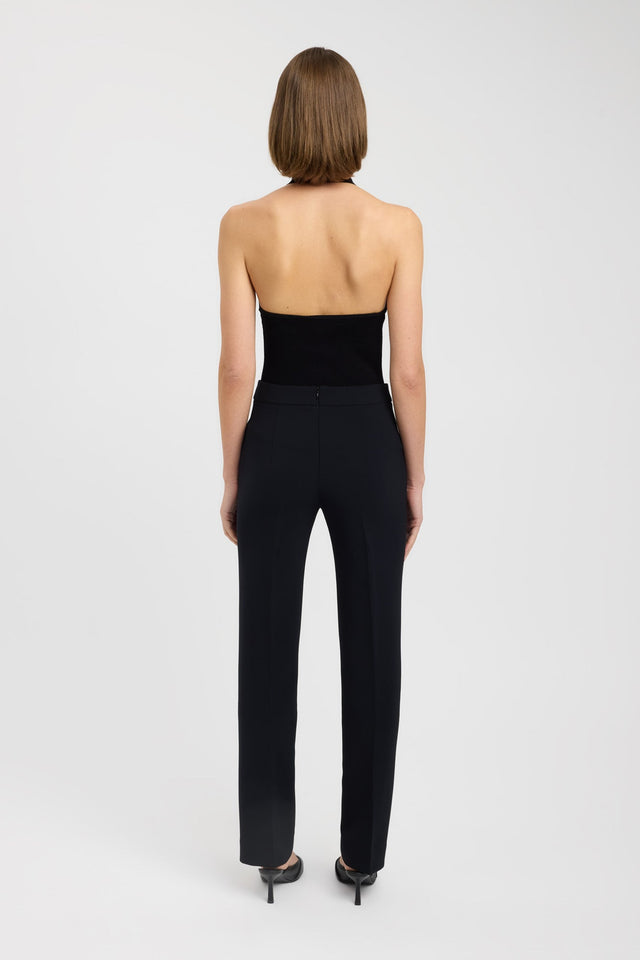 back Alto Slim Tailored Pant Kookai Slim High-rise black womens-regular-pants 