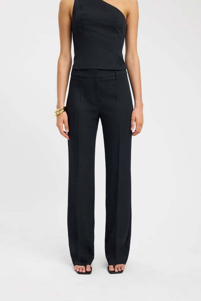 back Ariel Suit Pant Kookai Regular High-rise black womens-regular-pants 