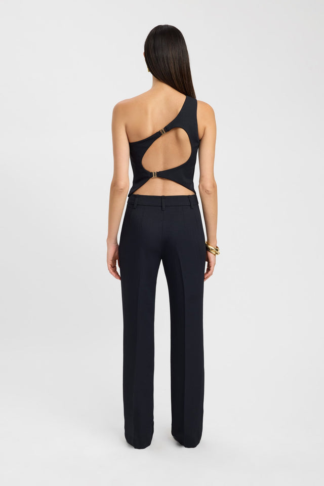 back Ariel Suit Pant Kookai Regular High-rise black womens-regular-pants 