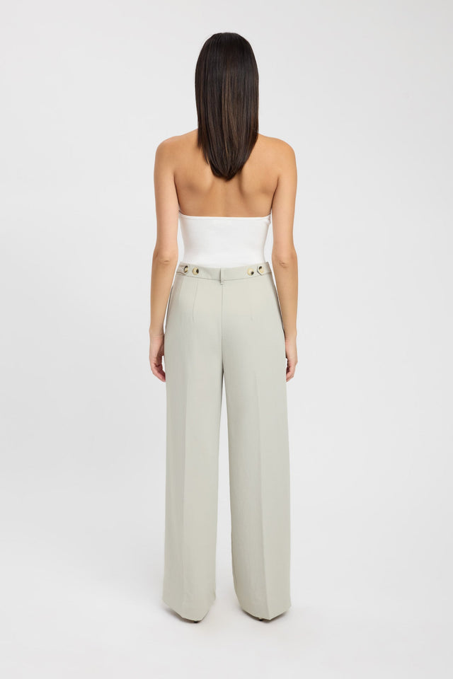 back Opal Adjustable Pant Kookai Wide-leg High-rise black womens-regular-pants 