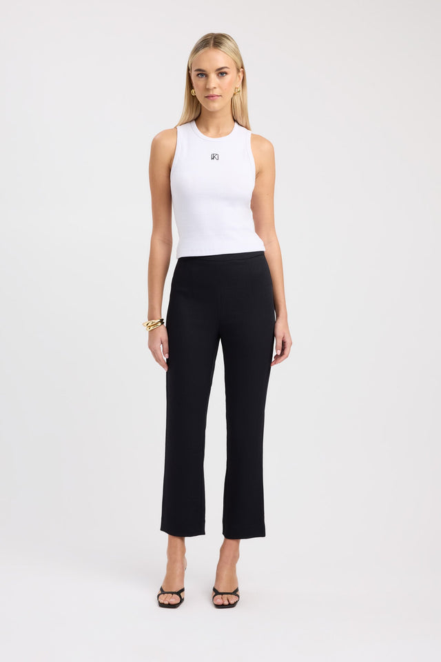 side Oyster Core Pant Kookai Regular High-rise black womens-regular-pants 