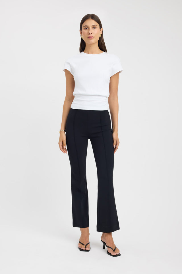 side Alto Kick Flare Pant Kookai Regular Mid-rise white womens-regular-pants 