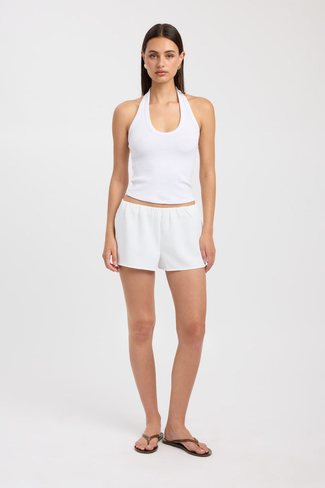 side Opal Elastic Short Kookai Mid-rise Relaxed womens-shorts 