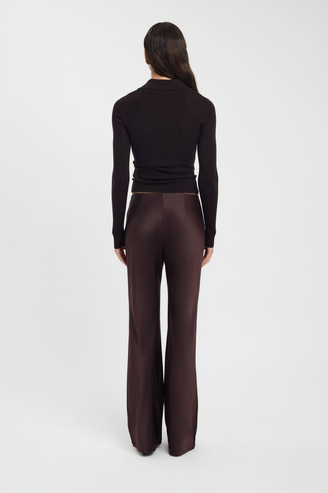 back Palermo Bias Cut Pant Kookai relaxed High-rise womens-regular-pants 