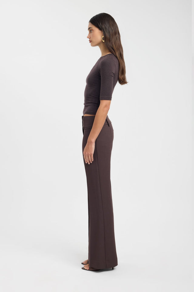 side Ariel Waistband Pant Kookai Regular Low-rise womens-regular-pants 