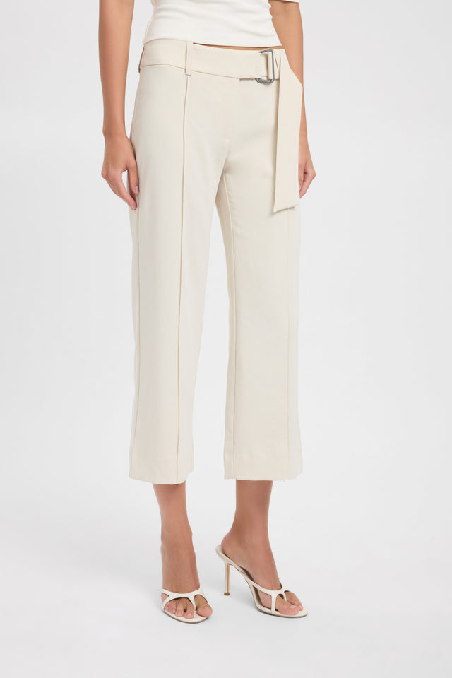 Opal Pin Tuck Capri