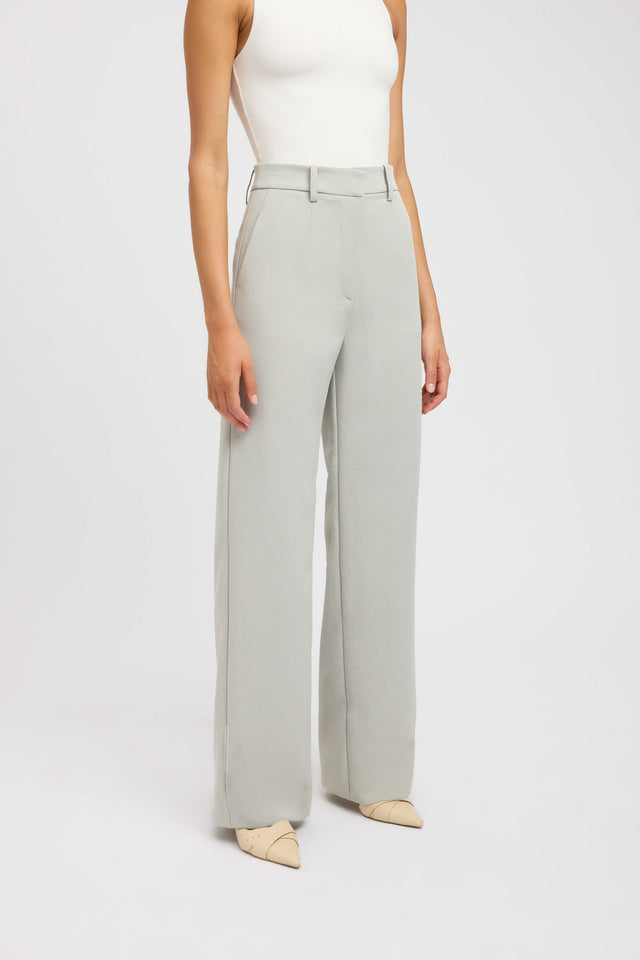 side Ariel Straight Leg Pant Kookai Wide-leg High-rise grey womens-regular-pants 
