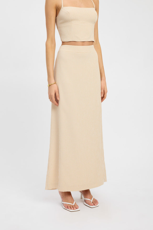 product Brady Midi Skirt Kookai Straight Maxi white womens-skirts 