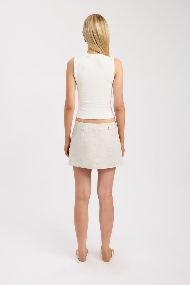 back Camila Scoop Tank Kookai Fitted Scoop womens-singlets 