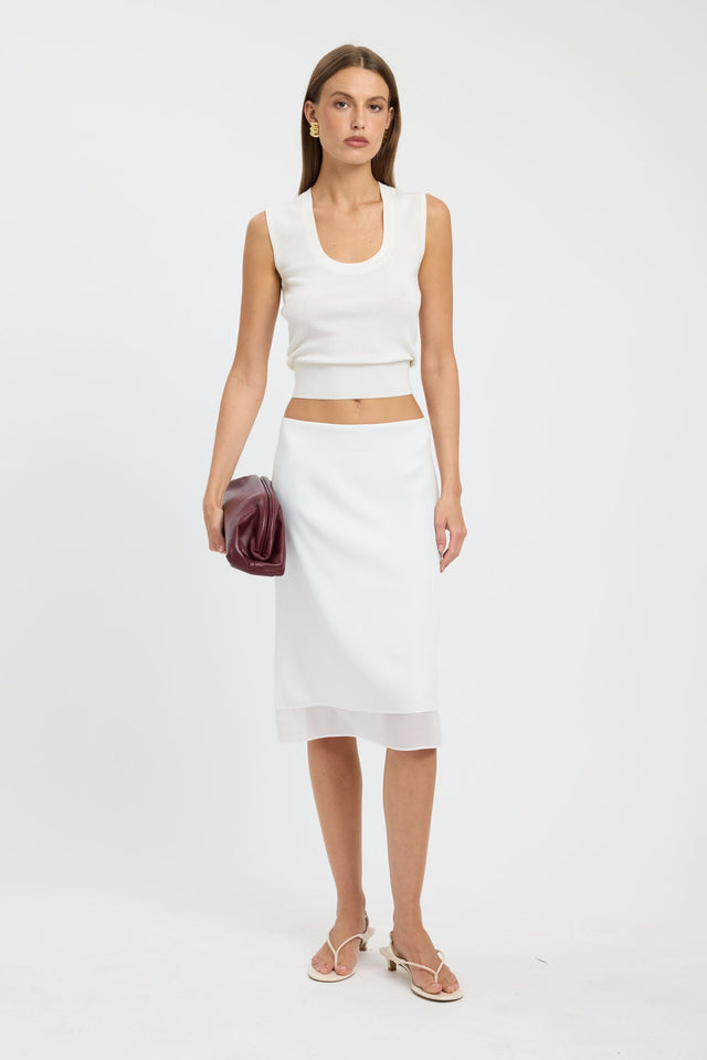 Maria Chiffon Midi Skirt