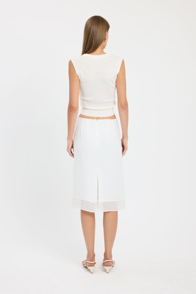 Maria Chiffon Midi Skirt