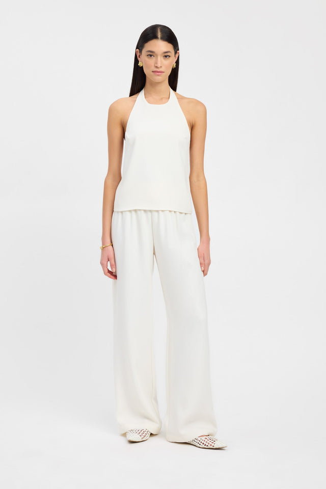 front Maria Core Top Kookai Relaxed Roundneck Sleeveless Womens-Blouse 