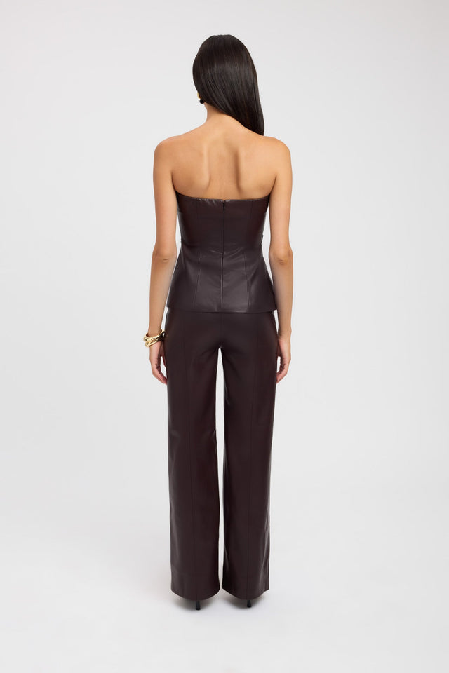 product Phoenix Rouched Top Kookai Fitted Asymmetry Sleeveless Womens-Blouse 