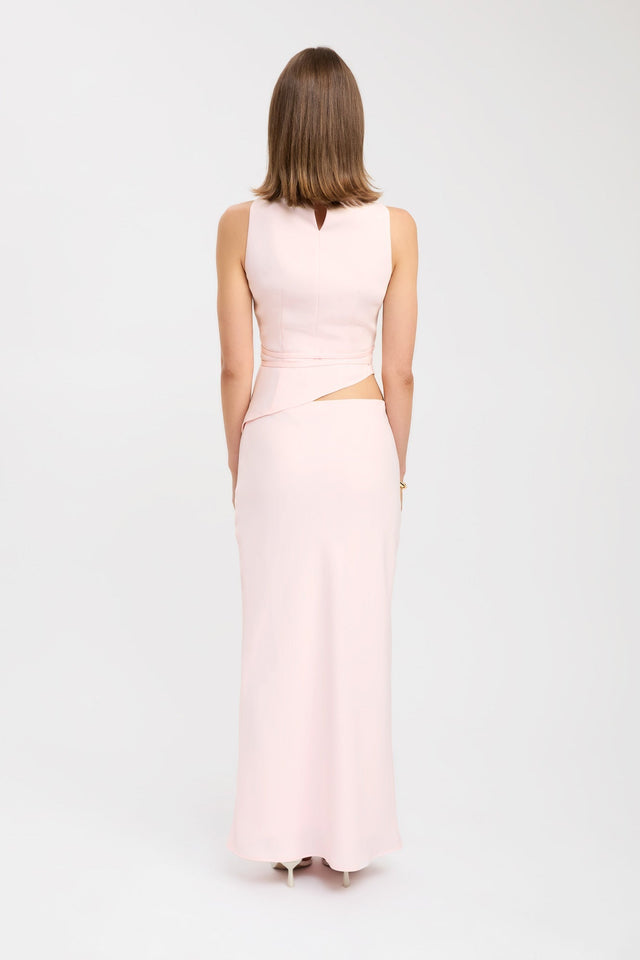 back Maria Maxi Skirt Kookai Straight Maxi black womens-skirts 