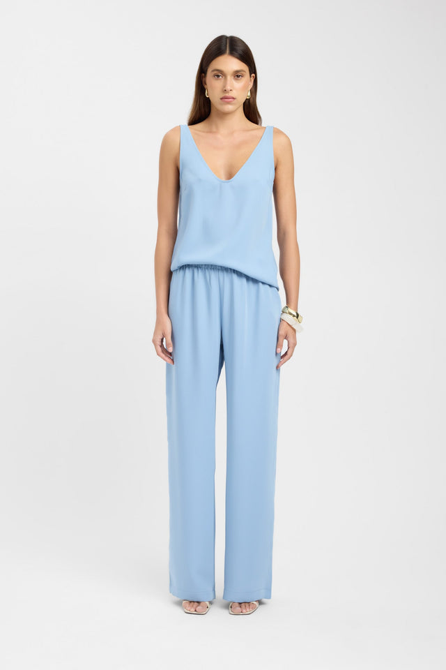 side Maria Cami Kookai Relaxed V-neck Sleeveless Womens-Blouse 