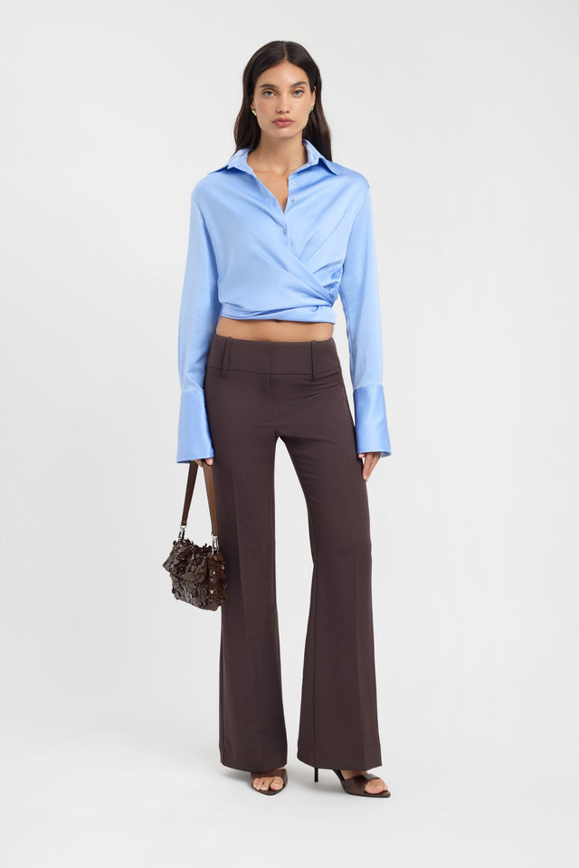Ariel Waistband Pant Kookai Regular Low-rise womens-regular-pants 