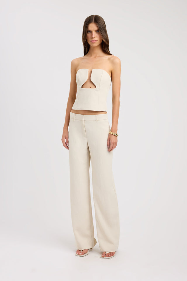 front Ariel Low Rise Pant Kookai relaxed Low-rise womens-regular-pants 