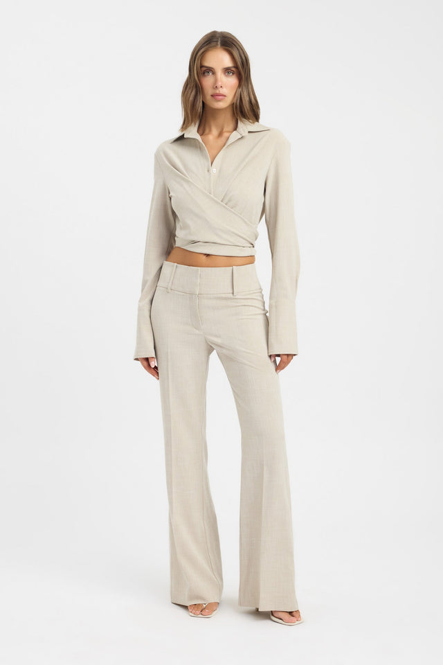 front Clemence Pant Kookai Regular Low-rise womens-regular-pants 