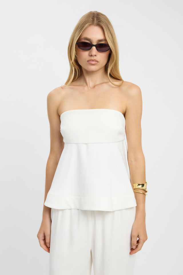 Maria Peplum Top