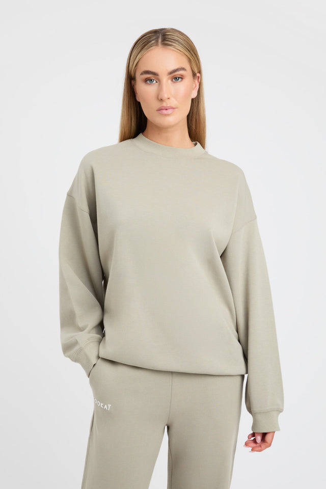 product Jacques Sweatshirt Kookai High neck Relaxed white womens-jumpers 