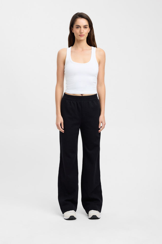 product Otis Wide Leg Trackpant Kookai Wide-leg High-rise black womens-regular-pants 