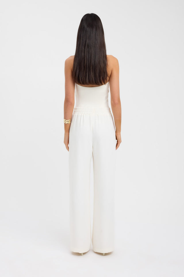 back Maria Wide Leg Pant Kookai Wide-leg High-rise brown womens-regular-pants 
