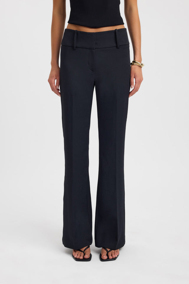 side Ariel Waistband Pant Kookai Regular High-rise black womens-regular-pants 