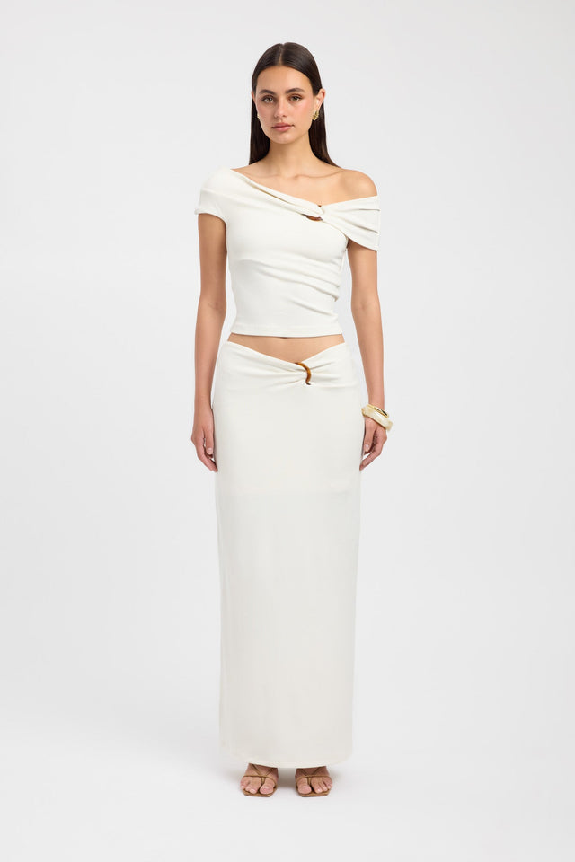 side Tatum Maxi Skirt Kookai Straight Maxi womens-skirts 