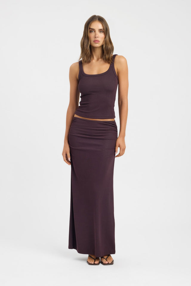 front Gabe Maxi Skirt Kookai Straight Maxi womens-skirts 