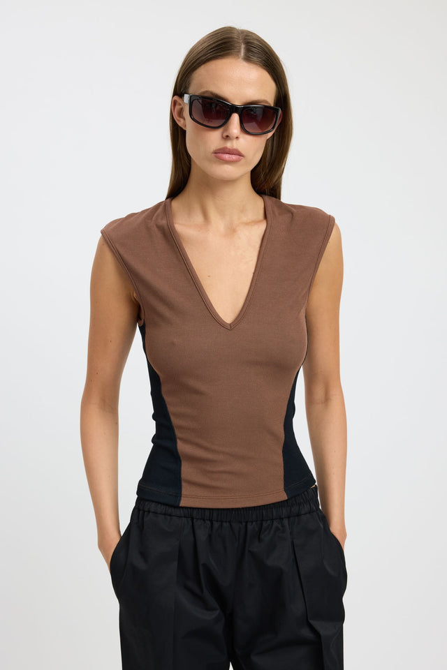Zuri Contrast Top