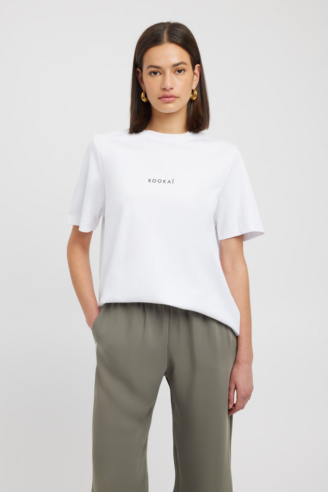 product Katalyst Tee Kookai High-neck Relaxed white womens-tees 