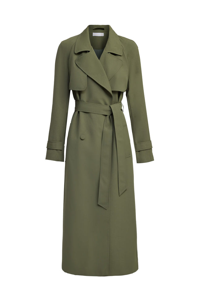 product Opal Trench Kookai Long sleeve Trench-coat Full length black womens-coats-and-jackets 
