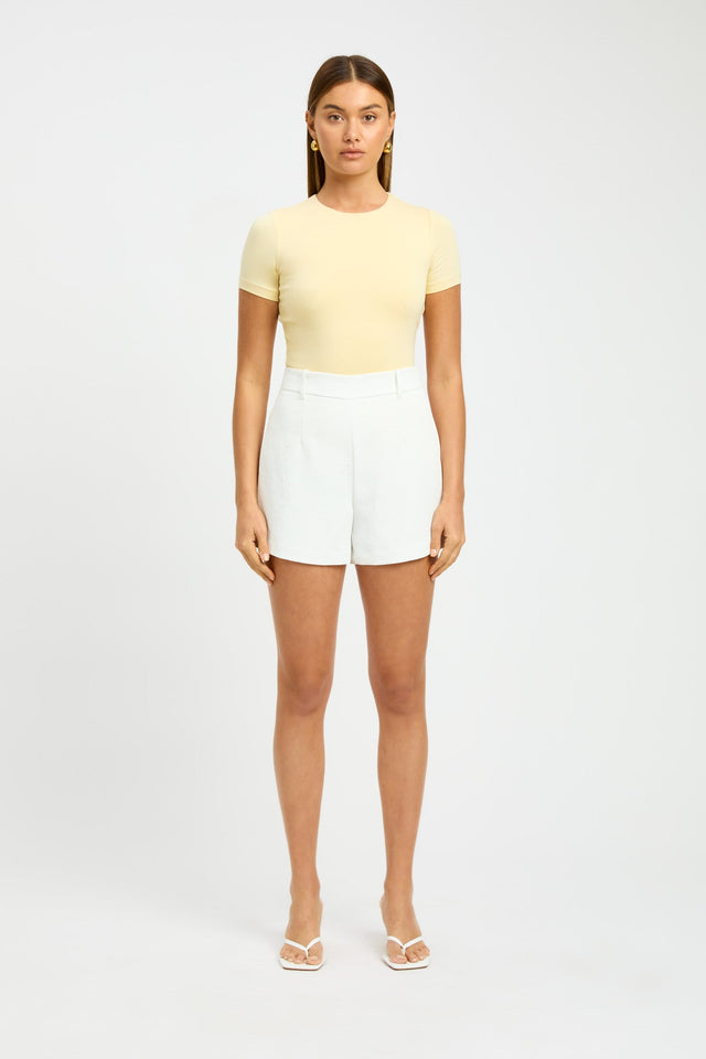 product Cruiser Crew Tee Kookai High-neck Fitted white womens-tees 