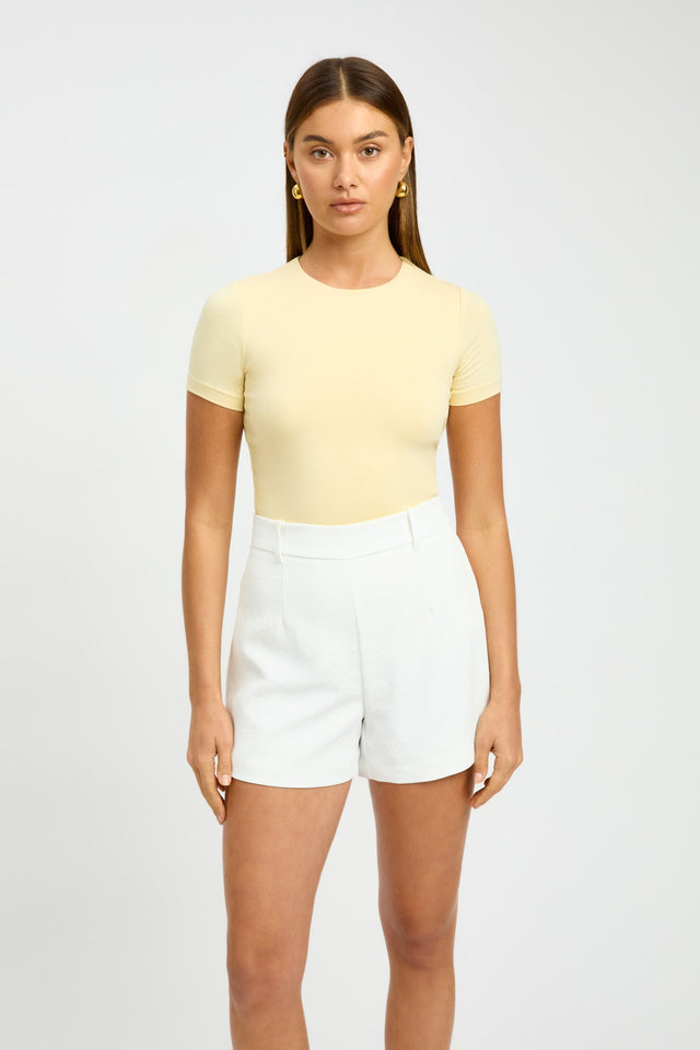 product Cruiser Crew Tee Kookai High-neck Fitted white womens-tees 