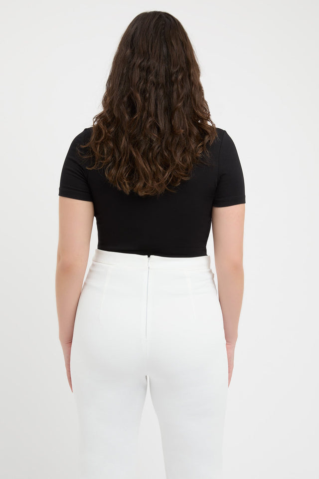 product Cruiser Crew Tee Kookai Fitted Highneck Short sleeves Womens-Blouse 