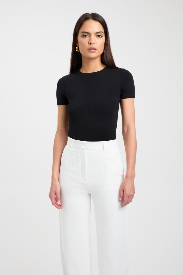 product Cruiser Crew Tee Kookai Fitted Highneck Short sleeves Womens-Blouse 