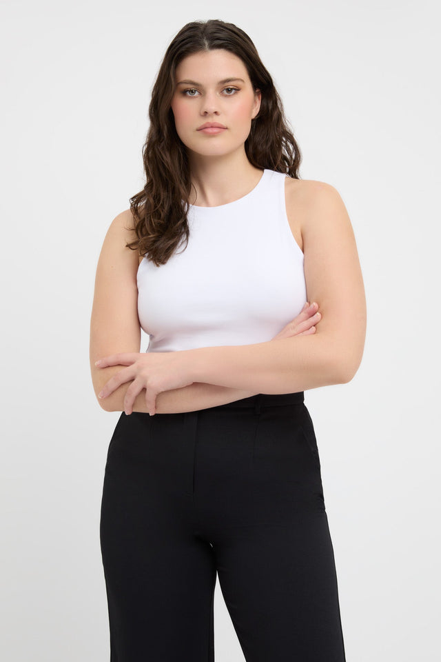 product Alpha Tank Kookai Relaxed Strapless white womens-singlets 