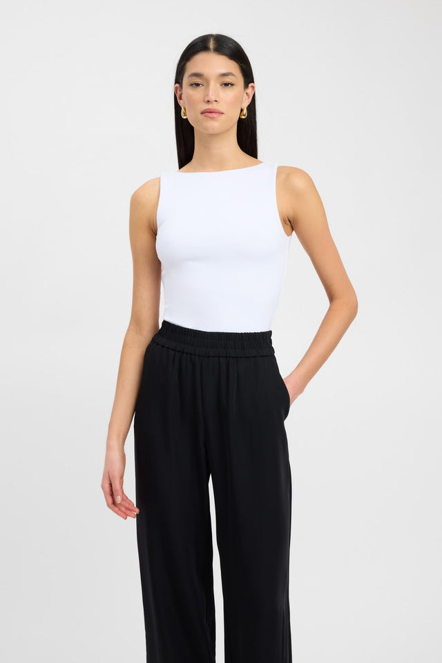 product Jordie Boat Tank Kookai Relaxed Thick strap white womens-singlets 