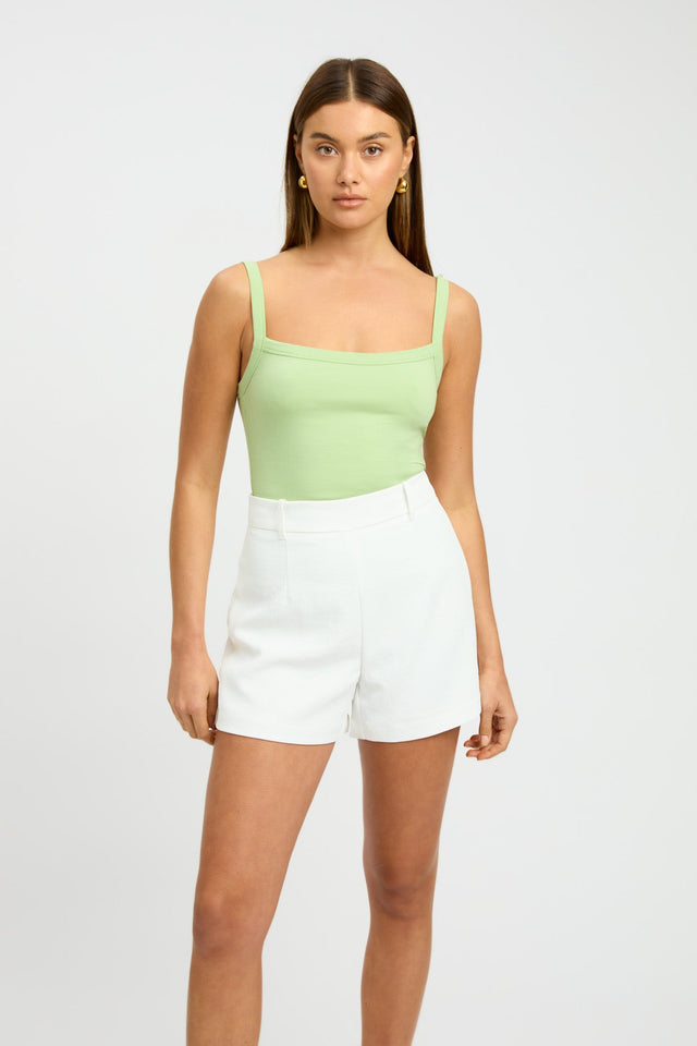 product Marzia Singlet Kookai Fitted Squareneck Sleeveless Womens-Blouse 