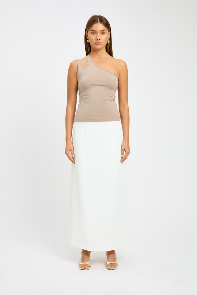 product Valery Tank Kookai Fitted Asymmetry Sleeveless Womens-Blouse 