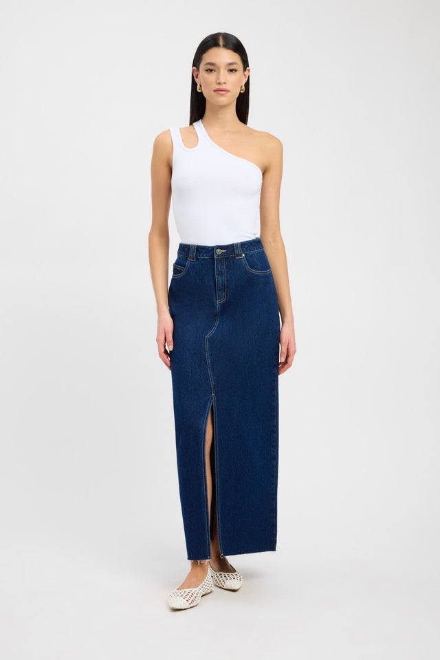product Valery Tank Kookai Fitted Asymmetry Sleeveless Womens-Blouse 