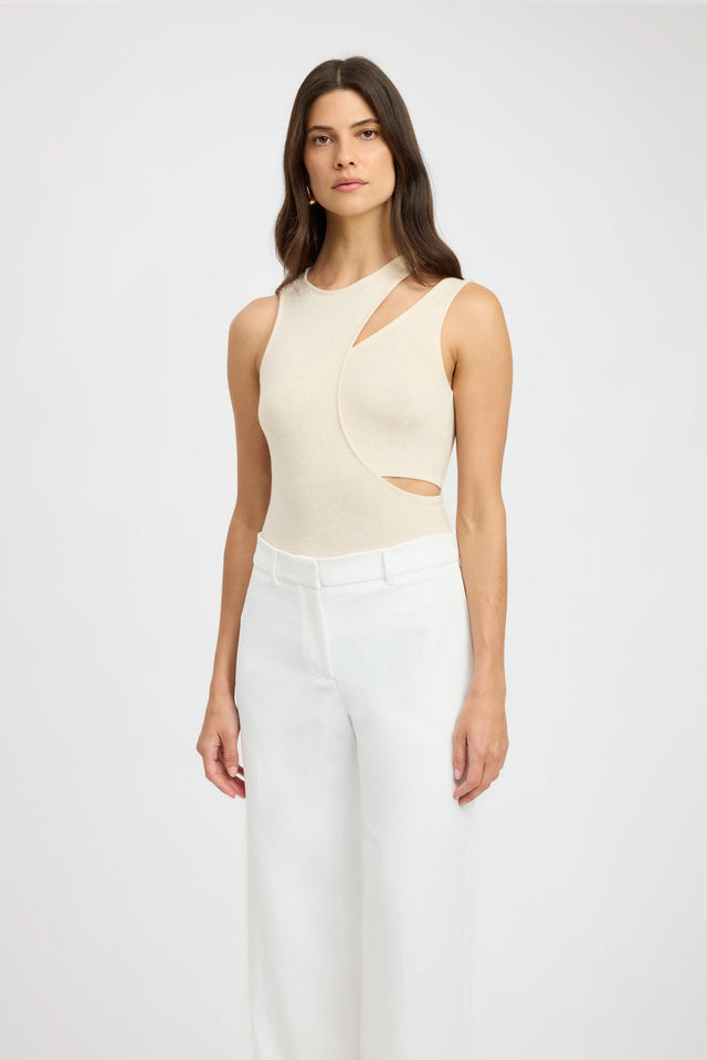 product Agnes Tank Kookai Relaxed Thick strap white womens-singlets 