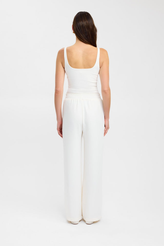 back Arden Tank Kookai Fitted Squareneck Sleeveless Womens-Blouse 